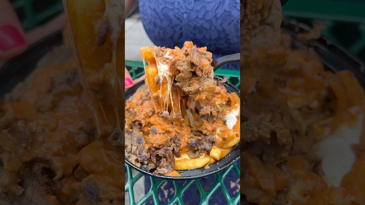 EVEN MORE VODKA SAUCE IN 2025!! 💦🤤 KNOCKOUT FRIES from Panini Shoppe in NYC! 🔥 #DEVOURPOWER