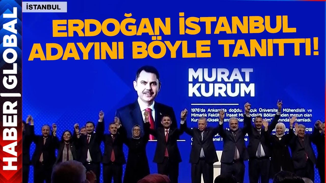 Cumhurbaşkanı Erdoğan İstanbul Büyükşehir Belediye Başkanı Adayını Böyle Açıkladı!