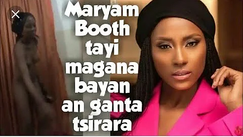Maryam booth tayi martani can video ta da take yawo a kafafan sada zumunta kalli abinda tace