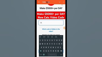 Make $5000+ per DAY Code | Cats Verification Code | Cats Youtube Video Code | Cats New Code