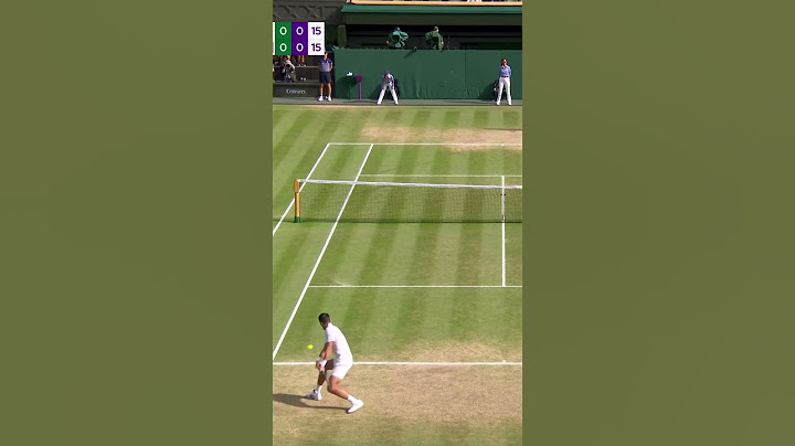 A Djokovic shot for the ages 😍 #wimbledon