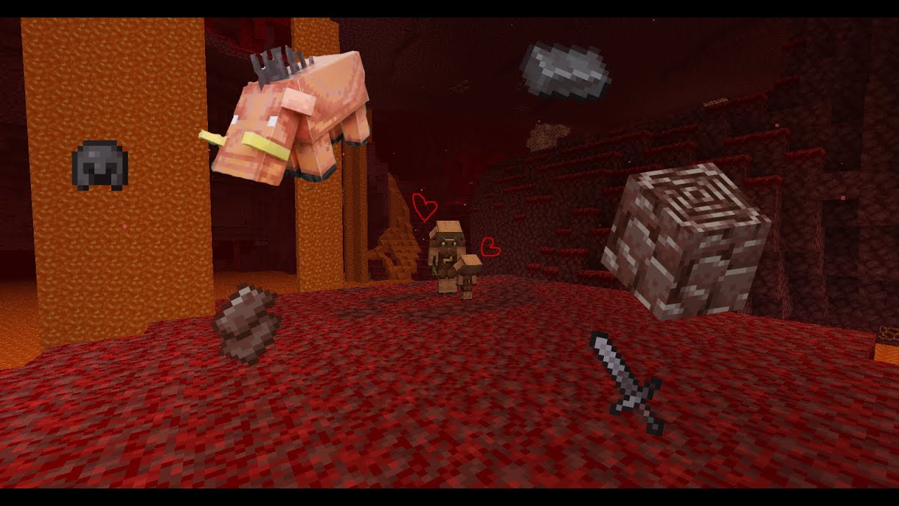 PIGLINS & HOGLINS! | Minecraft 1.16 Nether Update Snapshot