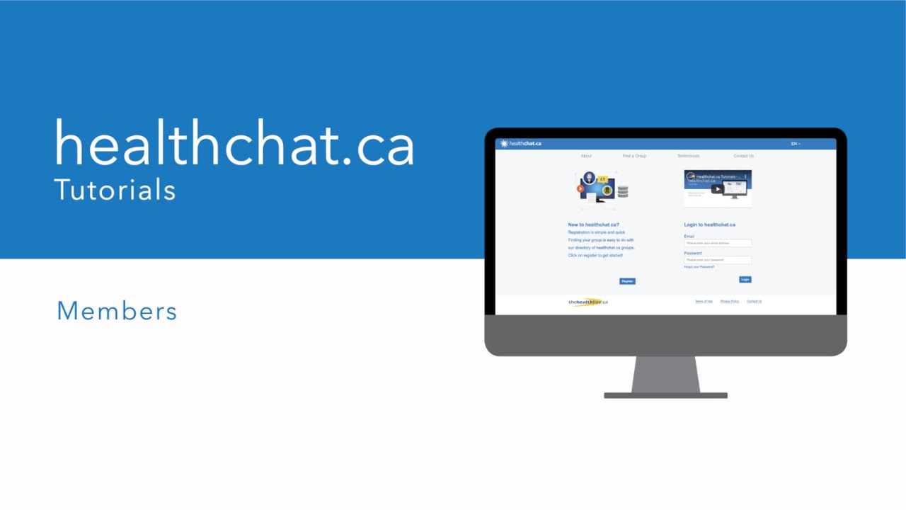Tutoriels healthchat.ca - Membres