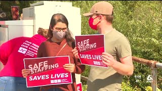 Central Coast nurses hold press conference addressing nursing shortage concerns