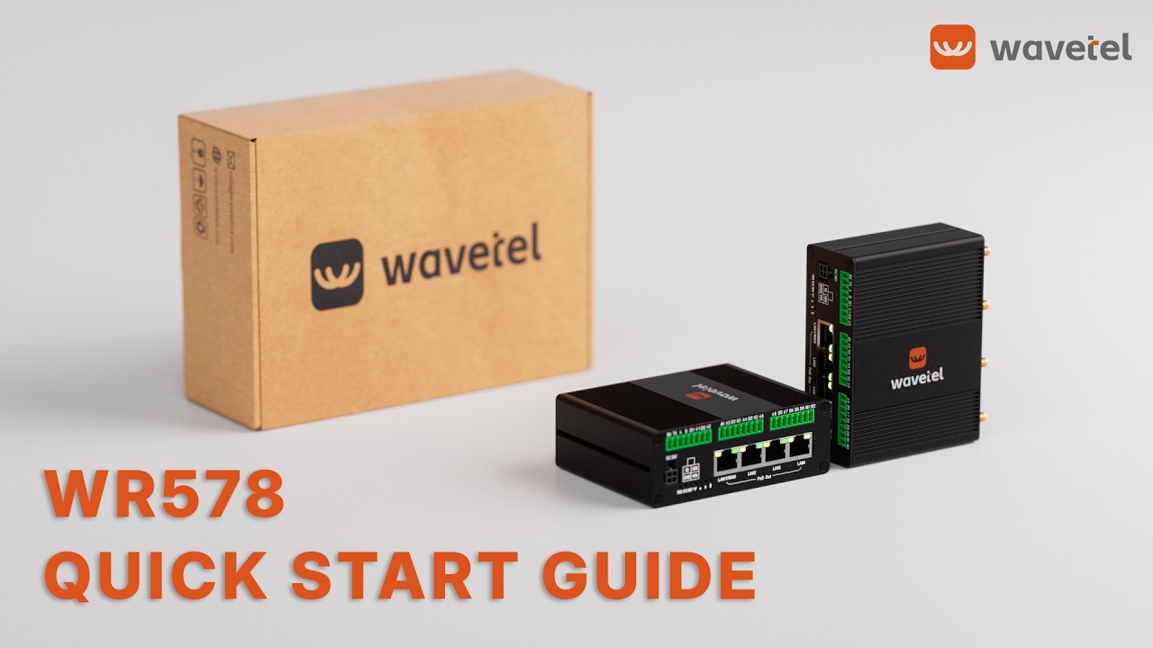 WR578 5G Industrial PoE PSE Router Quick Start Guide - YouTube