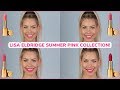 💕LISA ELDRIDGE SUMMER PINKS LIPSTICK COLLECTION TRY ON💕 | BrittanyNichole