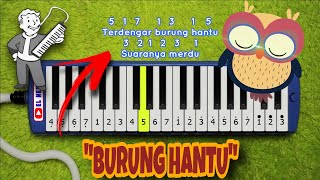 Burung Hantu || Tutorial Not Angka Pianika