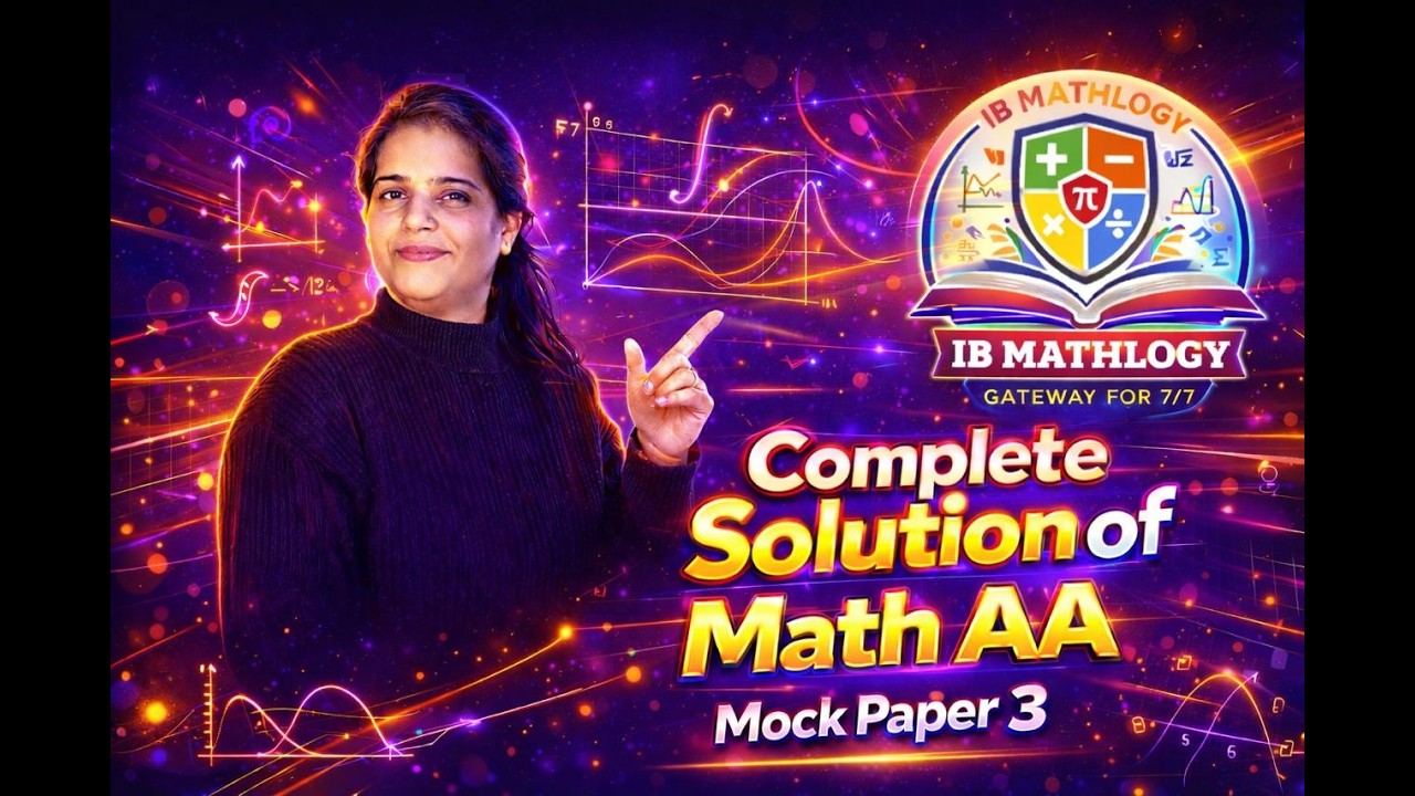 IB Math AA HL Mock 3 Full Solution | Functions, Inverse & Calculus ...