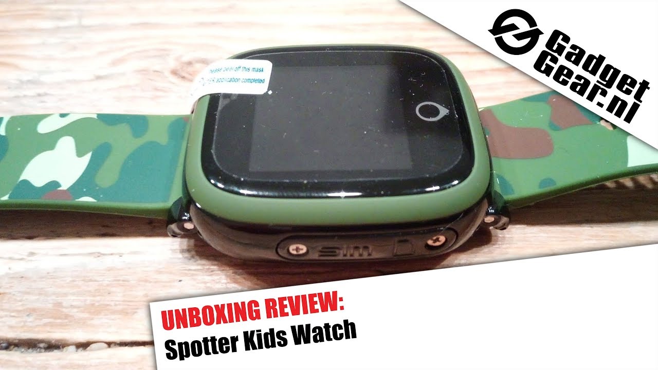 Spotter Kids GPS Horloge Unboxing Review - YouTube