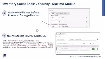 MAS: Inventory Count Books