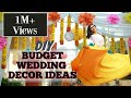 DIY -BUDGET INDIAN WEDDING DECORATION IDEAS - YouTube