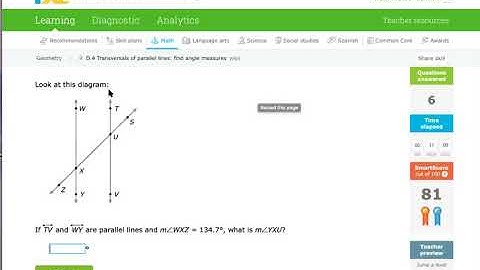 D4 Transversals of Parallel Lines: Find angle measures