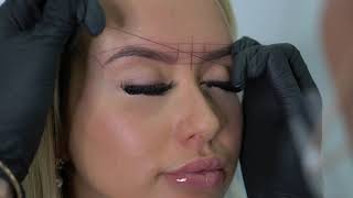 EYEBROW MAPPING TUTORIAL for Microblading or Shading Tattoo