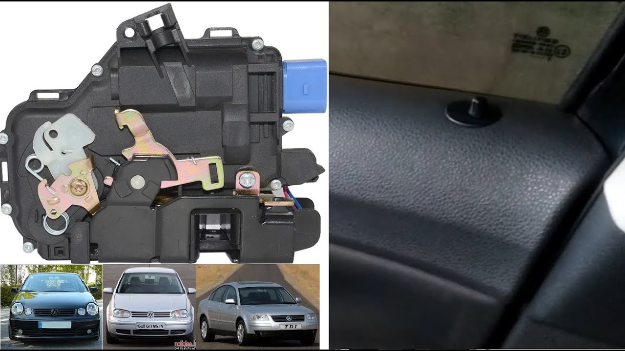 Consertando trava de porta rebatendo do Polo Golf e Passat | Polo 9n 9n3 9n4 - Golf Mk4 - Passat B5