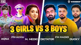 Girls Vs Boys TDM | DR PIKACHU | PUBGMOBILE |