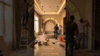 Futuristic Luxury Bedroom Transformation With Glowing Modern Interior Design #shorts #bedroom #viral