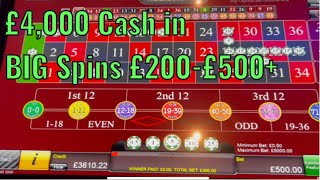 High limit Electronic Roulette from a Land based UK casino . £4,000 cash in . Cash Out ? screenshot 4