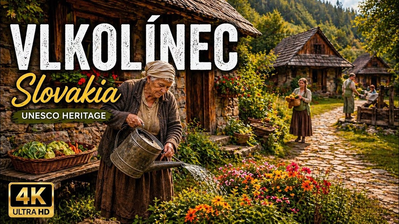 Watch Vlkolínec during the day