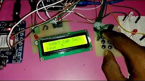 Interfacing gsm ,keypad and lcd with arduino(Tamil explanation)