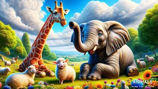 Happy Animal Moments: Parrot, Horse, Deer, Tiger, Lion, Fish, Turtle, Monkey - ANIMAL (BGM)