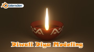 How to create DIWALI DIYA  in Blender ?