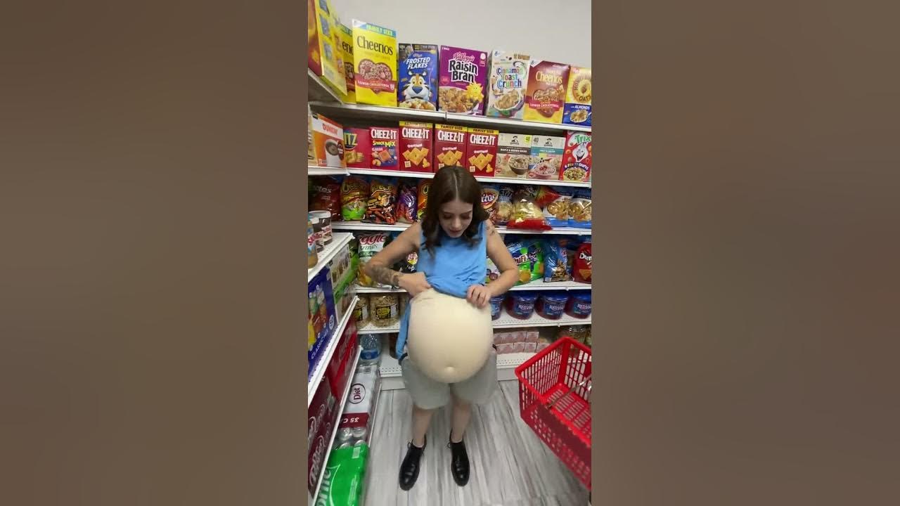 Pregnant woman steals from a grocery Pregnant woman steals from a grocery