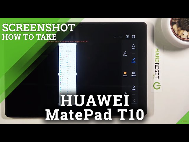 How to Take Screenshot in HUAWEI MatePad T10 – Catch Display - YouTube