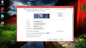 Fit & Adjust the Screen Resolution to windows 8.1 win 7