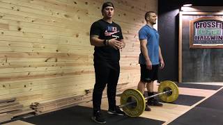 The Floating Clean - Olympic Weightlifting Exercise Library - PathWeigh Performance