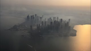 TAKEOFF from DOHA Airport with QATAR  AIRWAYS