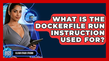 What Is The Dockerfile RUN Instruction Used For? - Cloud Stack Studio