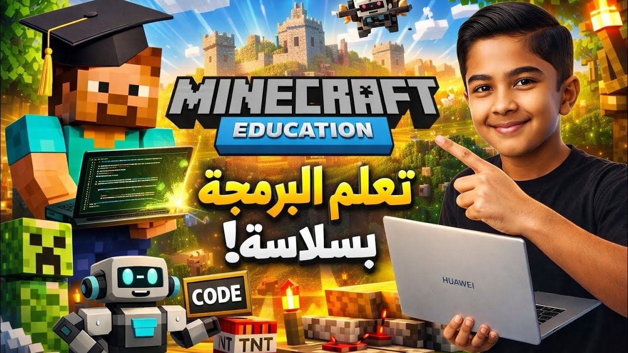 💻 البرمجة أصبحت لعبة! شرح Minecraft Education للمبتدئين