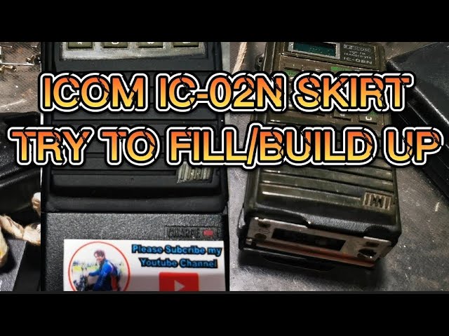 Icom IC-02N. SKIRT restoration - YouTube