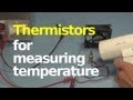 Thermistor for measuring/controlling temperature