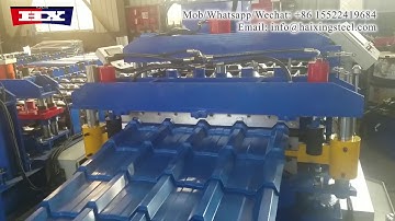 Trapezoidal Glazed and Corrugated Double-layer Roof Forming Machine