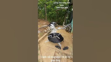 Cánh rải ống ldpe 16, ldpe 20 không bị gập ống