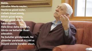 Fethullah Gülen Görelim Mevla Neyler Resimi