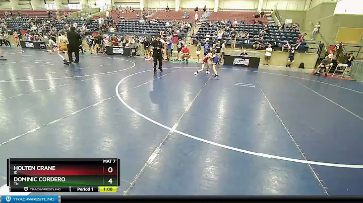 71 Lbs Quarterfinal - Holten Crane, ID Vs Dominic ...