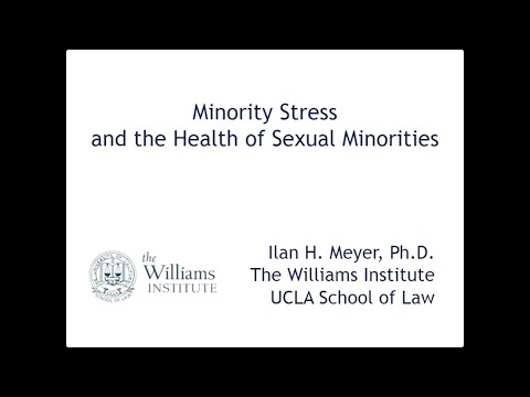Minority Stress and the Health of Sexual Minorities