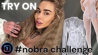 4K Transparent Lingerie Try On Haul With Mia
