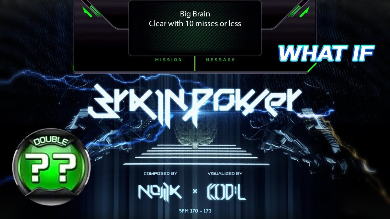 What If BRAIN POWER in PUMP IT UP XX Mission & CHART COMPARISON (No. 24) ✔