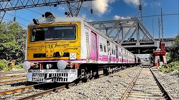 4 High speed EMU Local & 2 Express Train in one shot | Made exiting crossing on Indian Railways [4K]