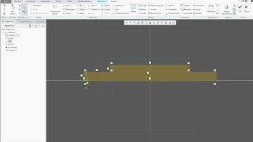 Creo Parametric Tutorial: Creating a simple shaft by revolve feature