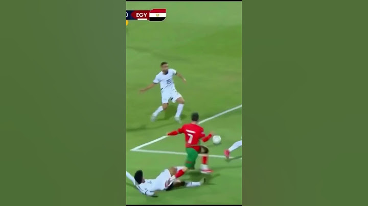 مراوغة رائعة للاعب معمة المنتخب المغربي في مباراتهم امام مصر 1 ـ 0