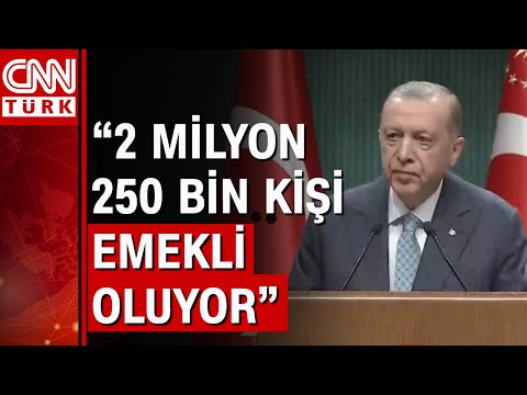 Cumhurbaşkanı Erdoğan EYT’nin detaylarını tek tek açıkladı: “EYT’de yaş sınırı yok”