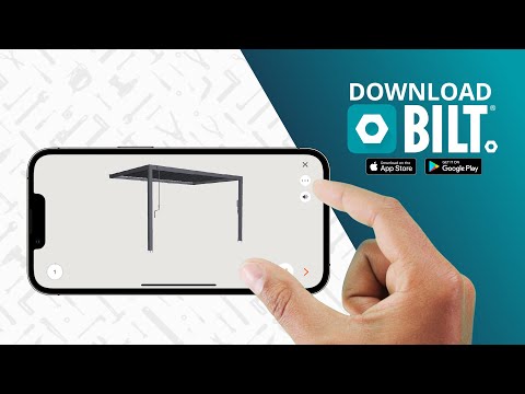 Backyard Discovery - Evanston - 14x10 Attach to House Louvered Pergola by BILT 3D Instructions Previews