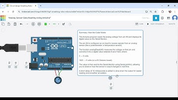 “Analog Sensor Data Reading Using Arduino”