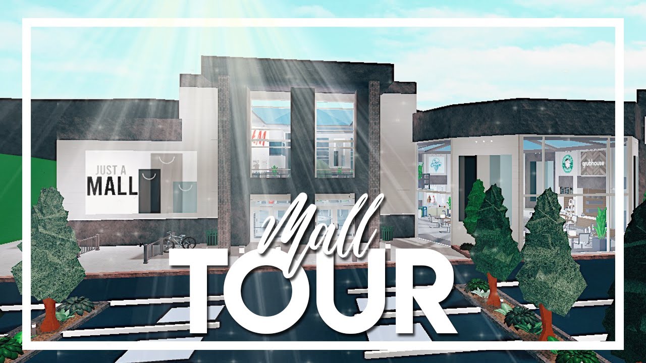 Welcome To Bloxburg Mall Tour Youtube