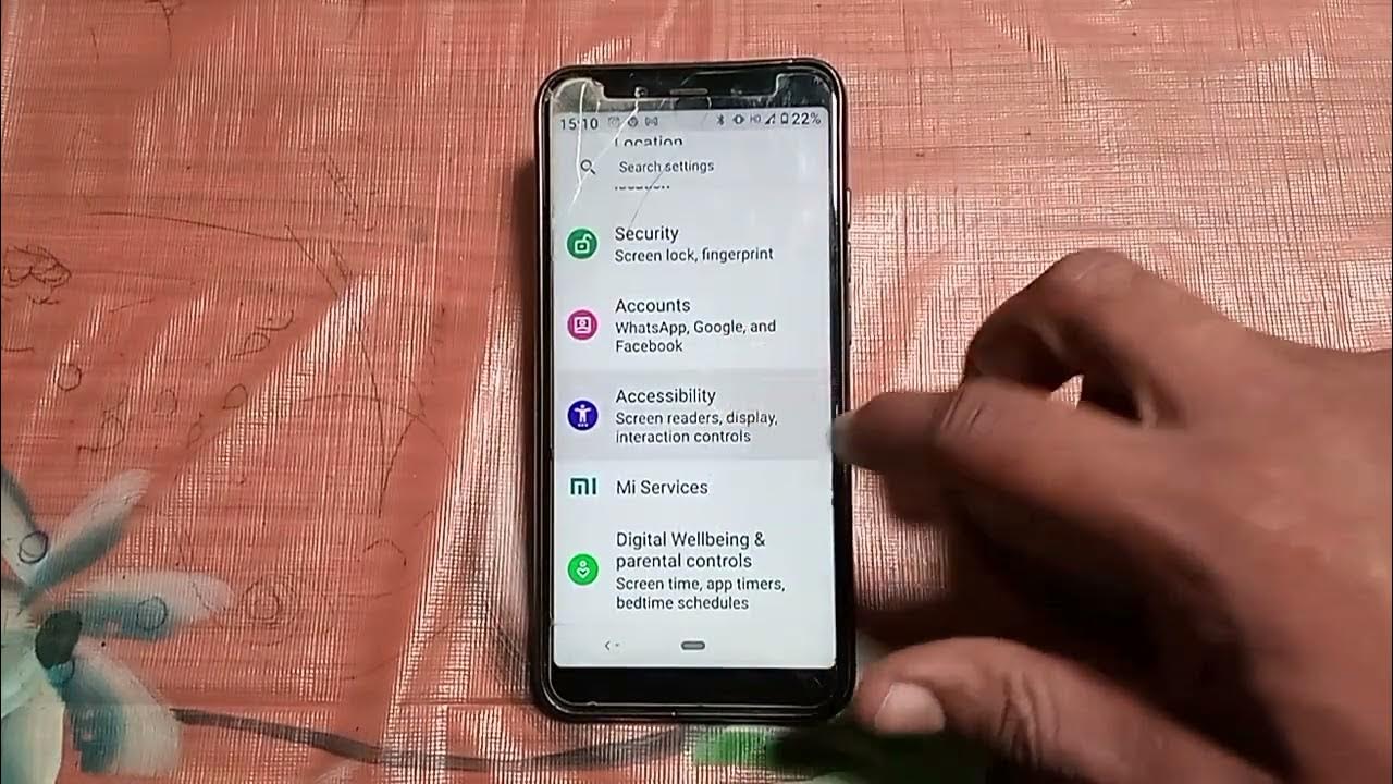 how to turn off switch access redmi 6 redmi mobile setting YouTube