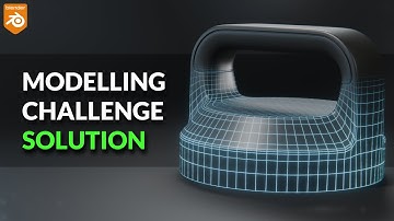 Blender Modelleringsuitdaging 11 | Modeloplossing